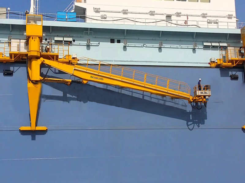 Rail Mounted Dock Arm Crane for Dock