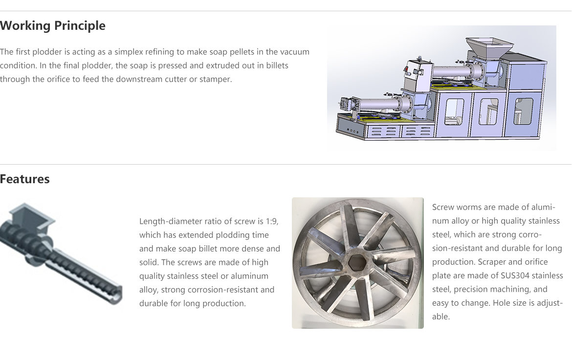 1:9 Series Vacuum Plodder