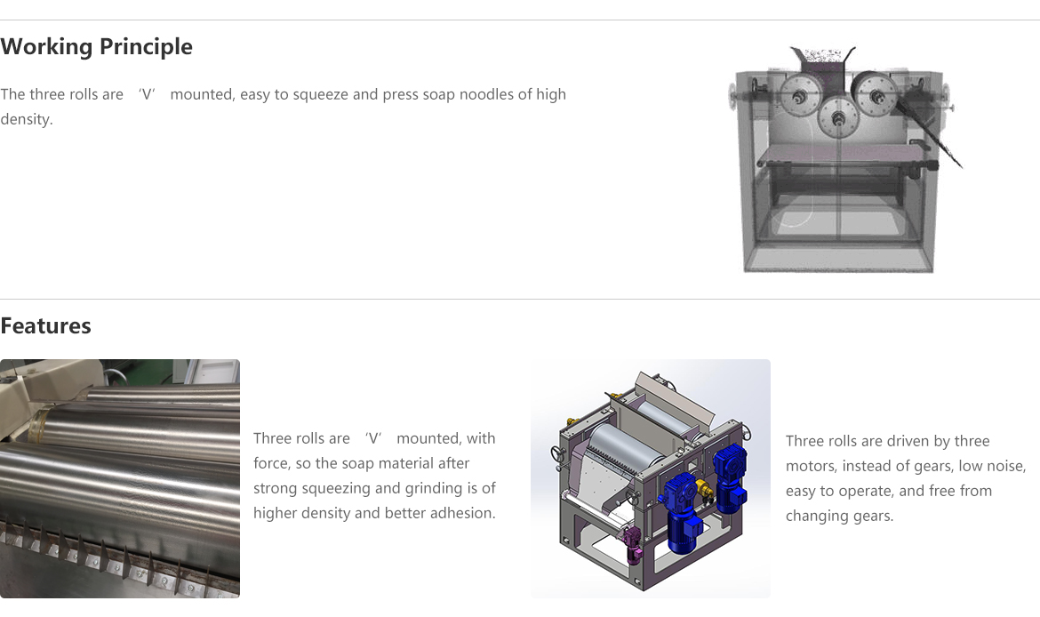 VS Series three Roll Mill