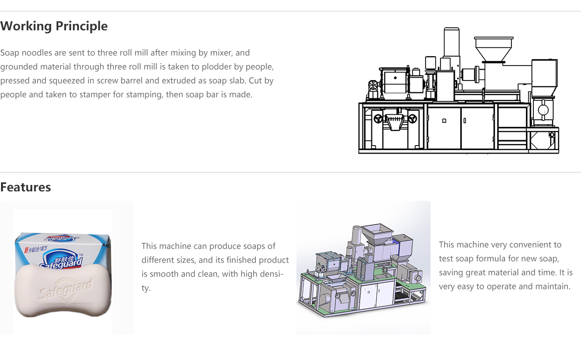 LS Series Laboratory Soap Machine